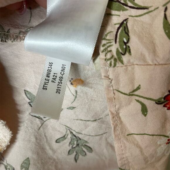 Madewell Women's S Puff-Sleeve Mini Dress Seaside Floral Casual - Picture 6 of 6